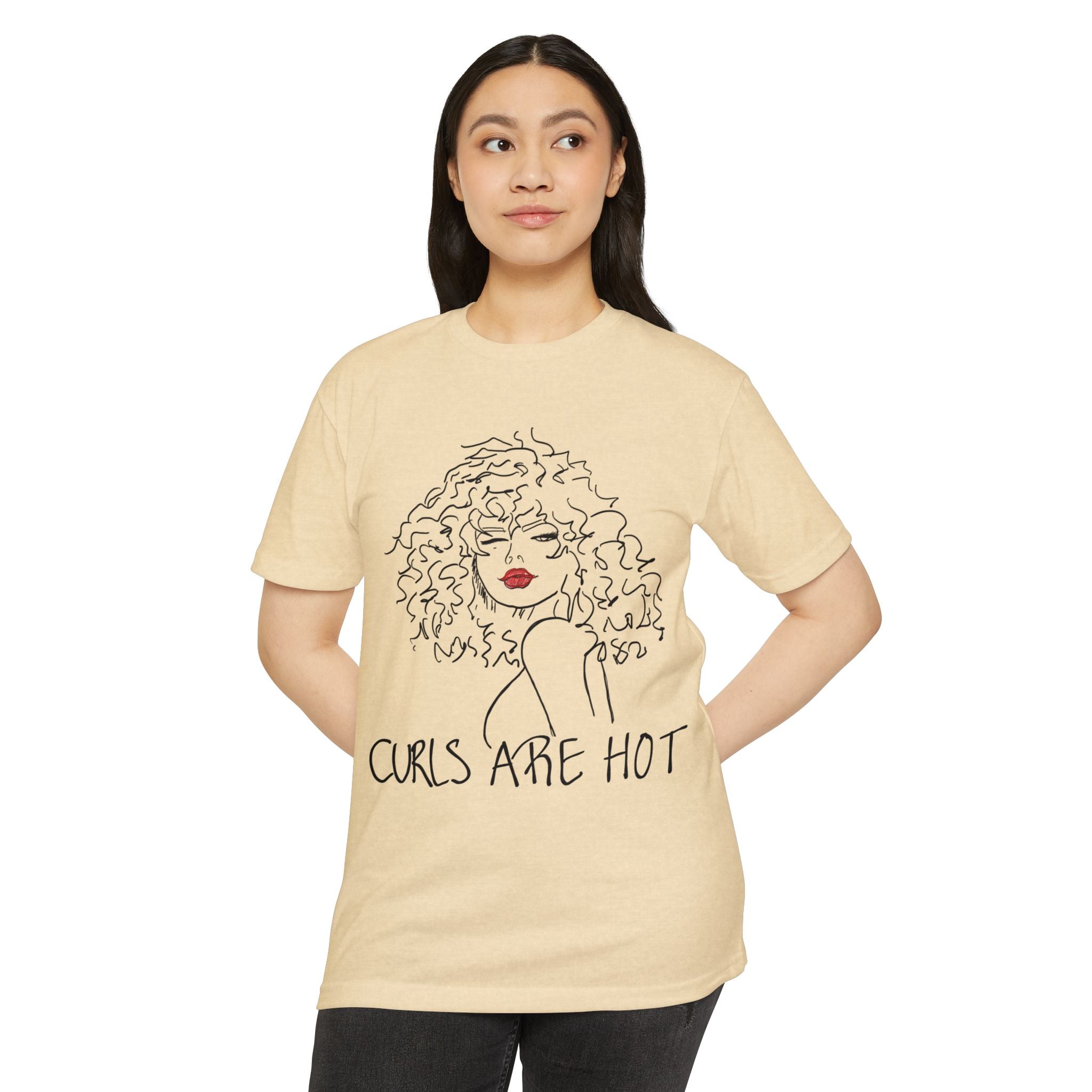 Curly Hair Love T-Shirt - Curls Are Hot & Wear It Believe It