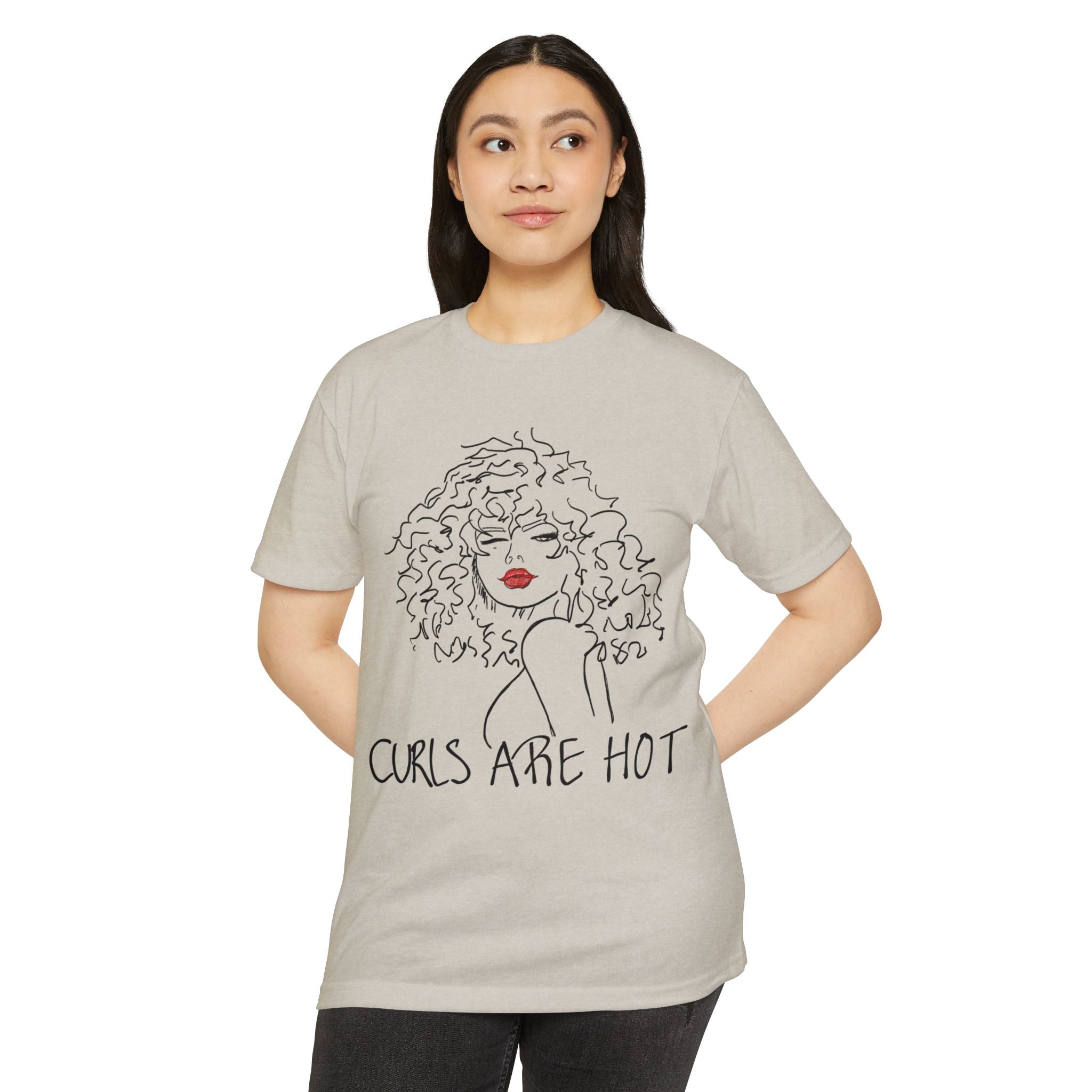 Curly Hair Love T-Shirt - Curls Are Hot & Wear It Believe It