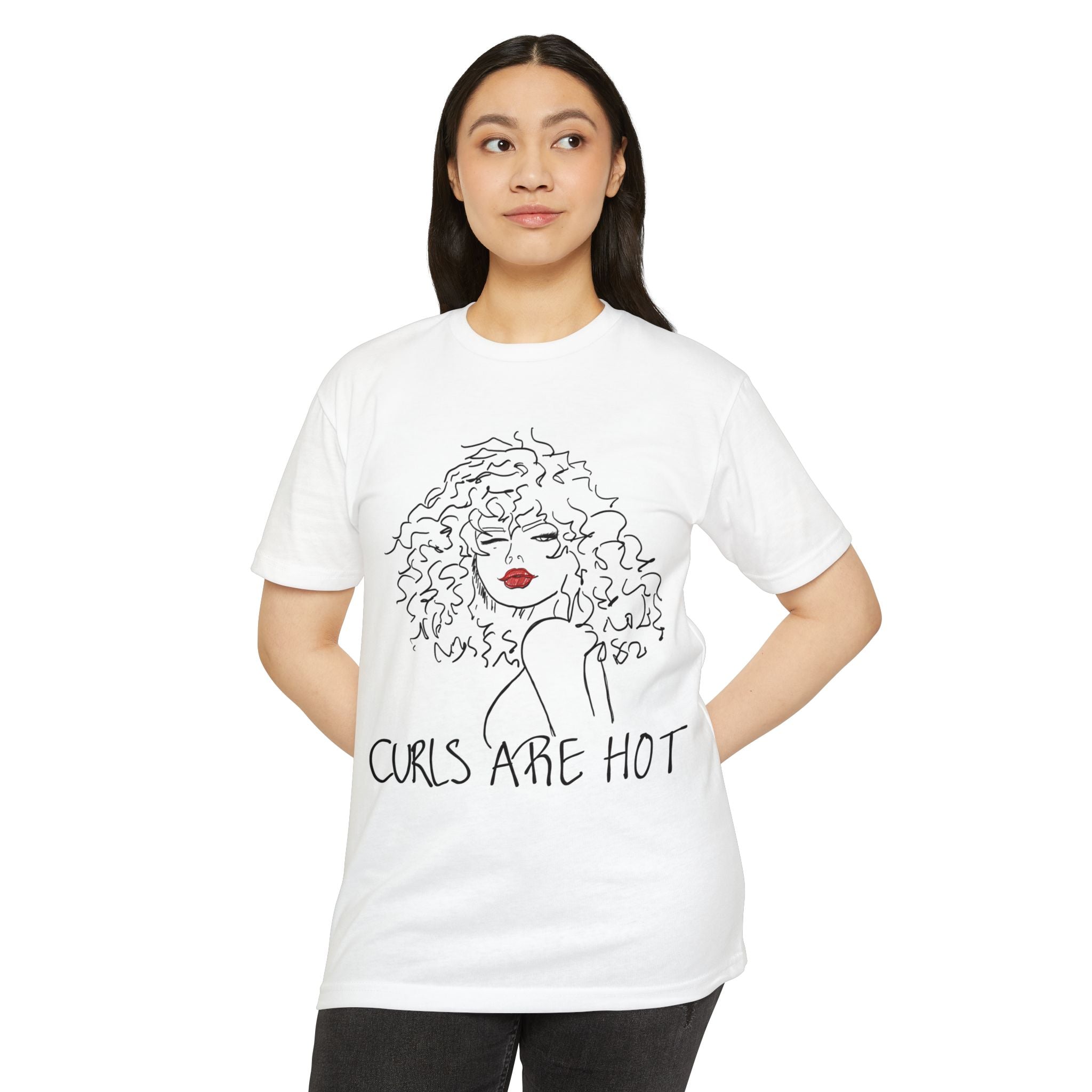 Curly Hair Love T-Shirt - Curls Are Hot & Wear It Believe It